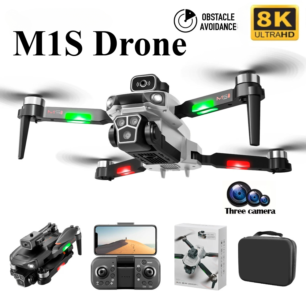Jjrc Drone X12 - Drone M1S 8K Profissional com Câmera