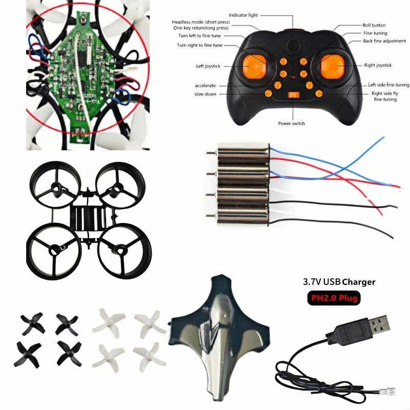 Kit Completo de Drone DIY 2.4G - Drone Battery Adapter avaliação e preço